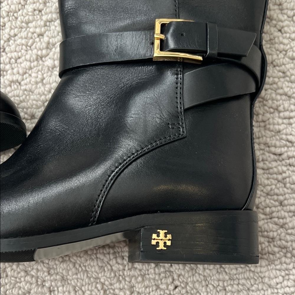 Tory Burch Brooke Knee-High Leather Boots - Picture 7 of 10
